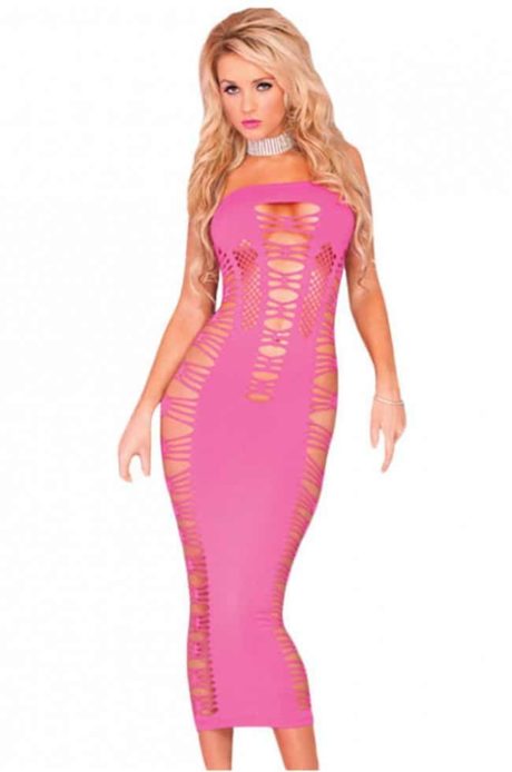 big-spender-long-pink-tube-dress-lc60378-2