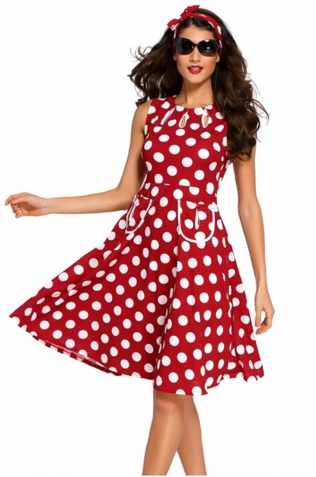 red-polka-dot-bohemain-print-dress-with-keyholes-lc61043-3-17561 (1)
