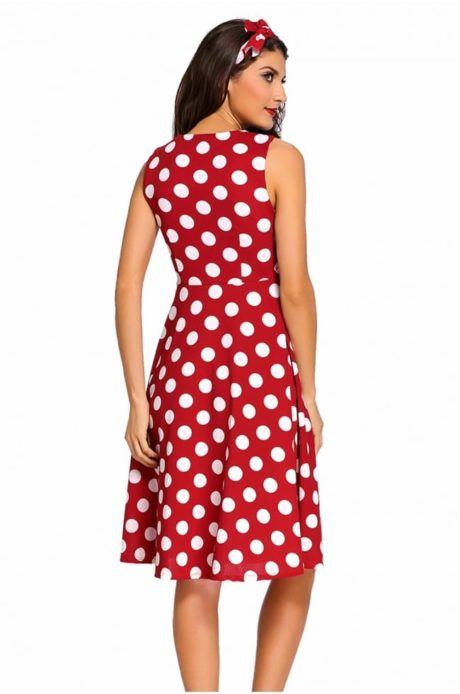 red-polka-dot-bohemain-print-dress-with-keyholes-lc61043-3-17561-45775
